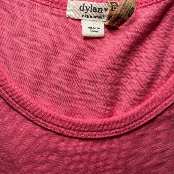 Dylan Pink Cotton Tiered Sleeveless Maxi Dress Women’s XS - Picture 5 of 9